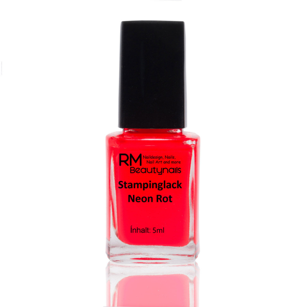 Stamping Lack Neon Rot 5ml