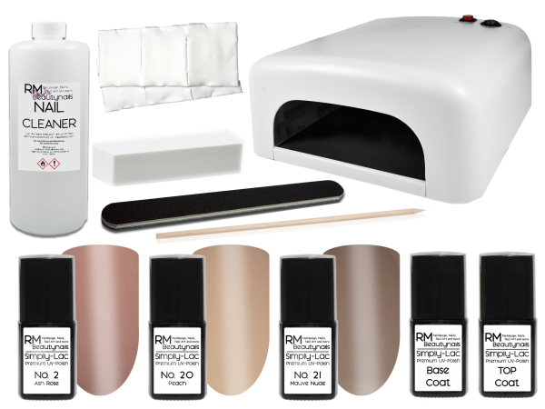 Simply-Lac Premium UV-Polish Starterset Nude