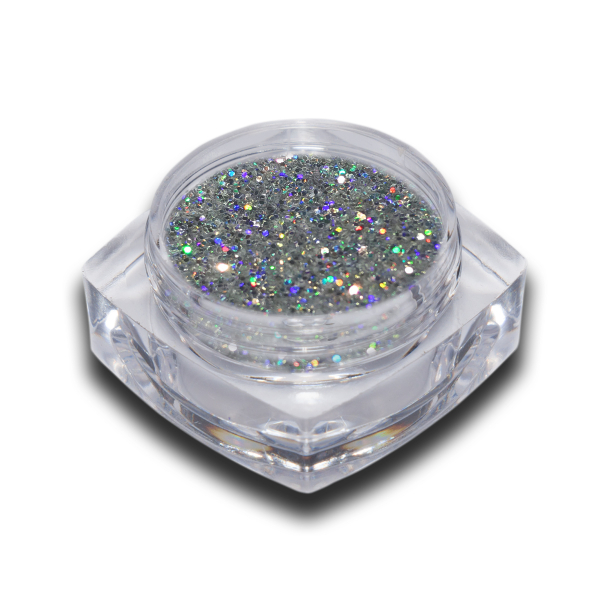 Unicorn Silber Holo Glitter Set