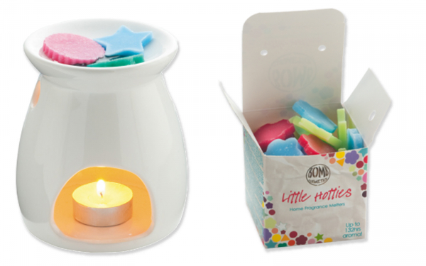 Bomb Cosmetics Little Hotties Duftaroma Set mit Keramik Duftaromalampe