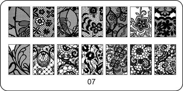 Stamping Schablone Platte MD-07