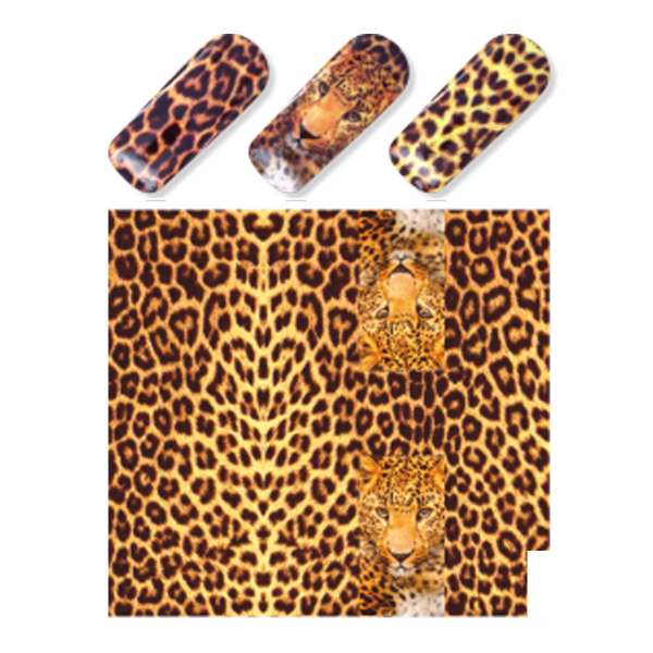 Nail Wrap Fullcover Sticker Tiger N163