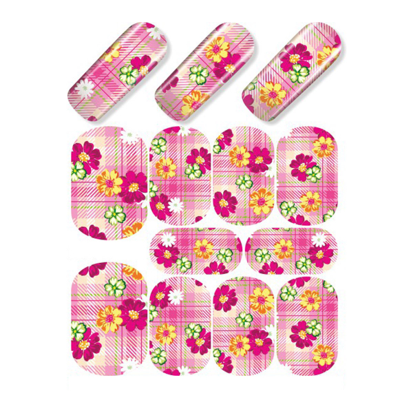 Nail Wrap Fullcover Sticker Blumen N275