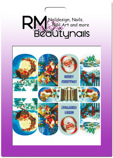 Nail Wrap Fullcover Sticker Weihnachten N419