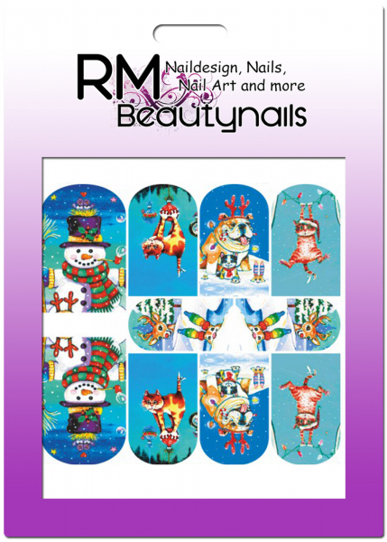 Nail Wrap Fullcover Sticker Weihnachten N426