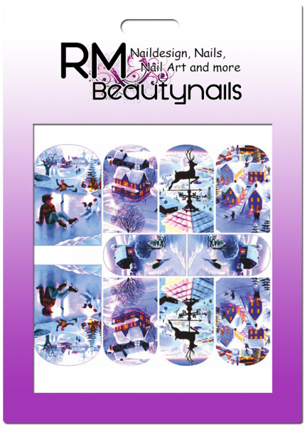 Nail Wrap Fullcover Sticker Weihnachten N427