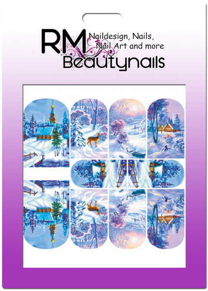 Nail Wrap Fullcover Sticker Weihnachten N428