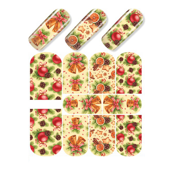 Nail Wrap Fullcover Sticker Weihnachten N429