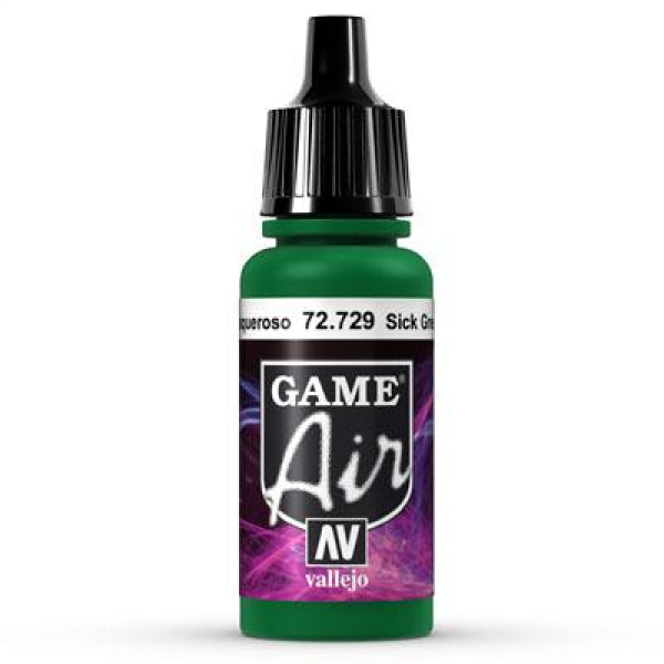 Vallejo Game Air 729 Sick Green, 17 ml