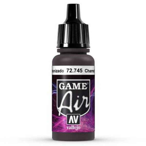 Vallejo Game Air 745 Charred Brown, 17 ml