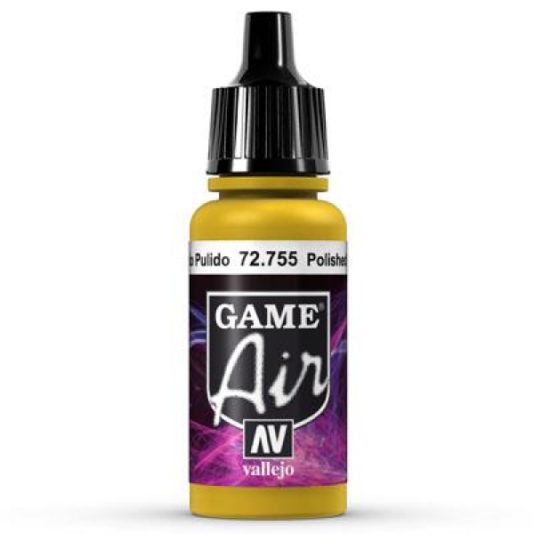 Vallejo Game Air 755 Polished Gold, 17 ml