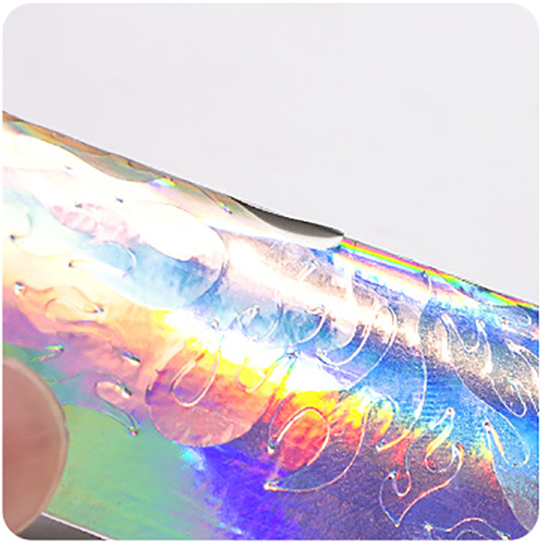 Chrome Flammen Sticker Aurora Gelb-Orange