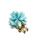 Magnet Overlay Blüte Blume Hellblau