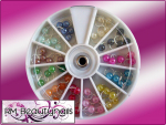 Piercing im Rondell 60 Stück Nail Art #00216