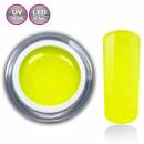 Premium Neon Glitter Gel Gelb 5ml
