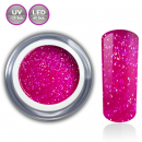 Dose lila neon Glitzer UV-Gel