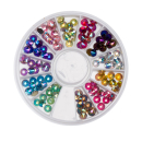 Strasssteine im Rondell 4mm