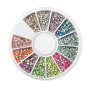 Neon und Pastell Button / Dots - 2400 Stück - Rondell
