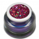 Premium Glitter Color Gel Crazy Lace No.6 Fuchsia