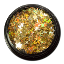 Glitter Sterne Mix Einleger Gold