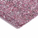 Strassstein Matte - Fotomatte - Präsentationsmatte Rosa Clear