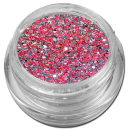 100 Strasssteine Rosa rund 1,5mm
