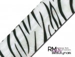 Mother of Pearl Folie MOP selbstklebend Schwarz Weiss Zebra #10