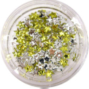 Stern (Strass) Einleger Nail Art Hellgrün #00615-12