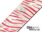 Mother of Pearl Folie MOP selbstklebend Pink Weiss Zebra #12