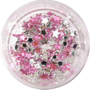 Stern (Strass) Einleger Nail Art Rosa #00615-02