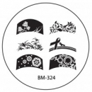 Bundel Monster Stamping Schablone BM-324
