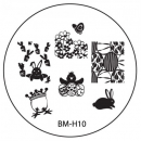 Bundel Monster Stamping Schablone BM-H10 Ostern