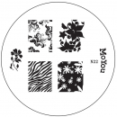 Moyou Stamping Plate Schablone #22