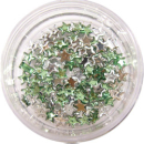 Stern (Strass) Einleger Nail Art Grün #00615-05