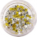 Stern (Strass) Einleger Nail Art Gelb #00615-07