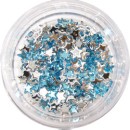 Stern (Strass) Einleger Nail Art Hellblau #00615-04