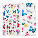 3D Schmetterling Rosen Sticker