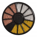 Mini Perlen im Rondell Gold, Silber, Rosegold