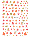Herbstblätter Nagel Sticker HC014