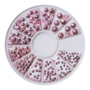 Strasssteine aus Glas Hellrosa SS3 - SS20