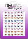 Schmetterling Holo Nagel Sticker D3700