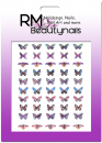 Schmetterling Holo Nagel Sticker D3704