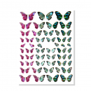 Schmetterling Holo Nagel Sticker ZY4015