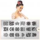 Moyou (eckig) Stamping Plate Schablone Bridal Collection 06