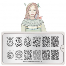 Moyou (eckig) Stamping Plate Schablone Enchanted Collection 15