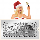 Moyou (eckig) Stamping Plate Schablone Festive Collection 01
