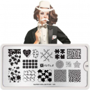 Moyou (eckig) Stamping Plate Schablone Games Collection 05