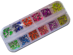 Neon Button / Dots - 1800 Stück - Box