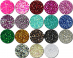Glitter Mini Hexagon / Pailetten - toller Glanz, tolle Farben - verschiedene Farben zur Auswahl #00130