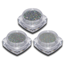 Unicorn Silber Holo Glitter Set
